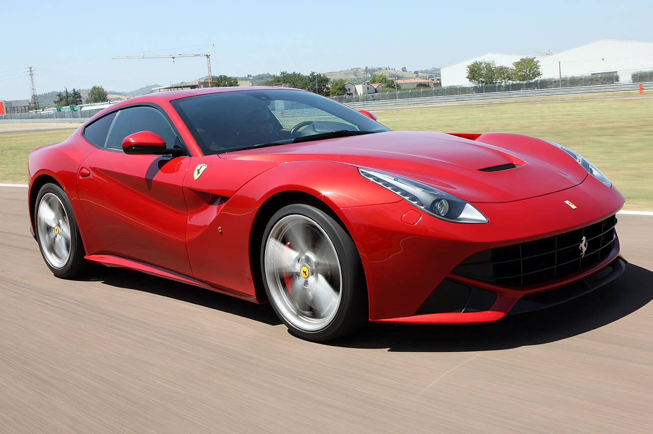 2013 Ferrari F12 Berlinetta driving