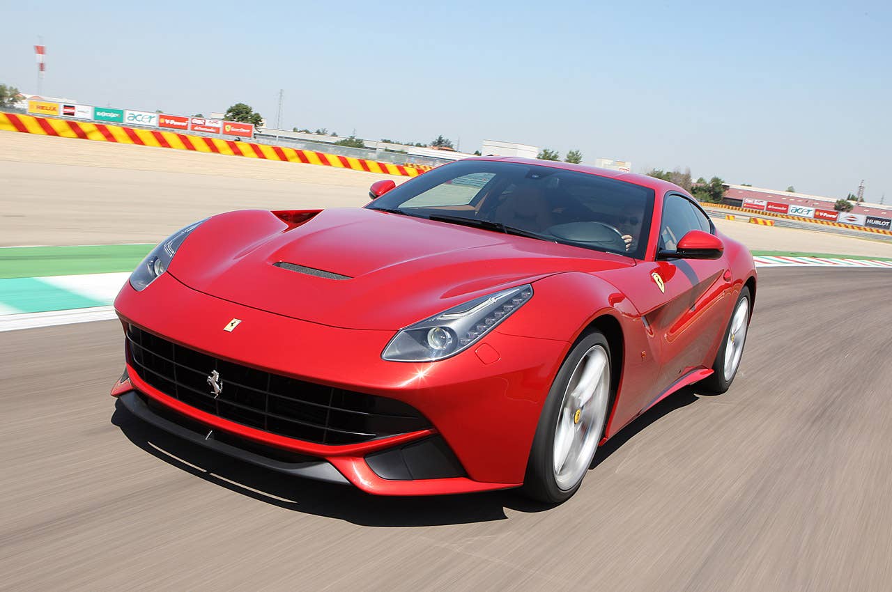 2013 Ferrari F12 Berlinetta driving