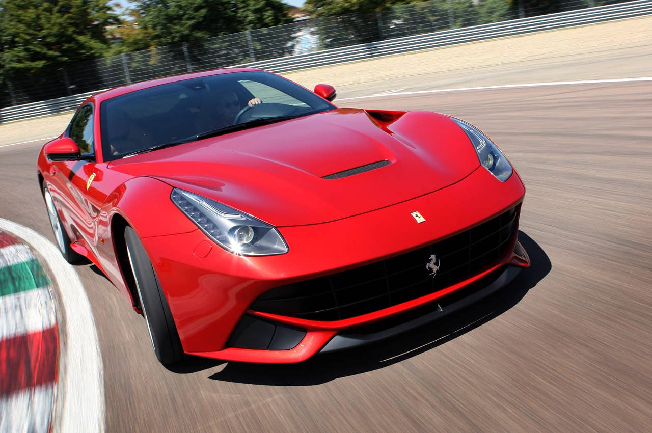 2013 Ferrari F12 Berlinetta driving