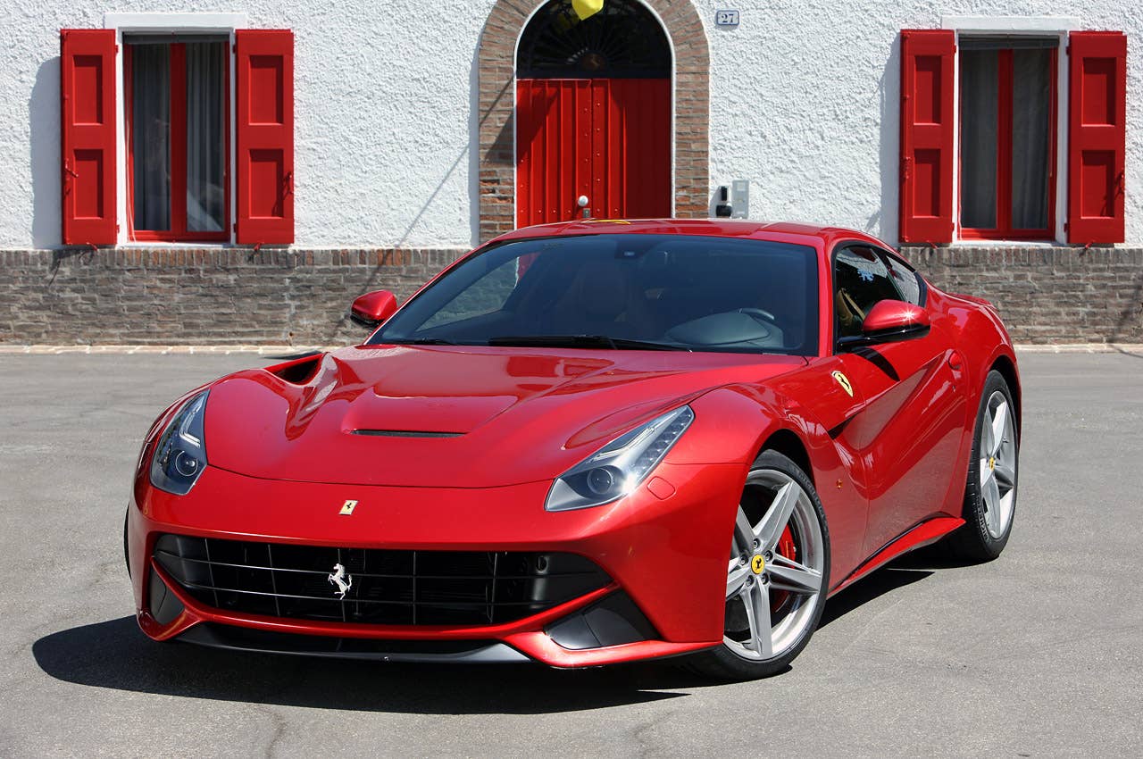 2013 Ferrari F12 Berlinetta front 3/4 view
