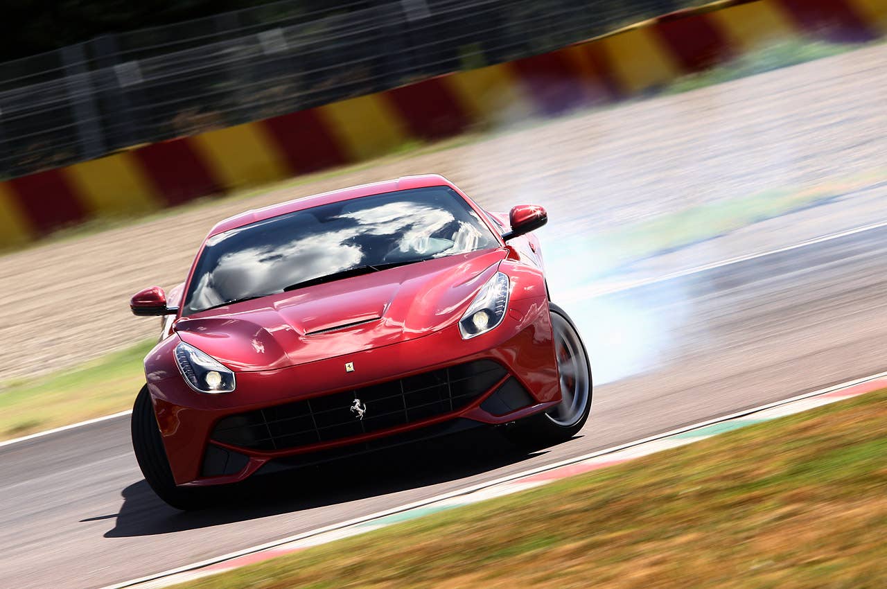 2013 Ferrari F12 Berlinetta driving