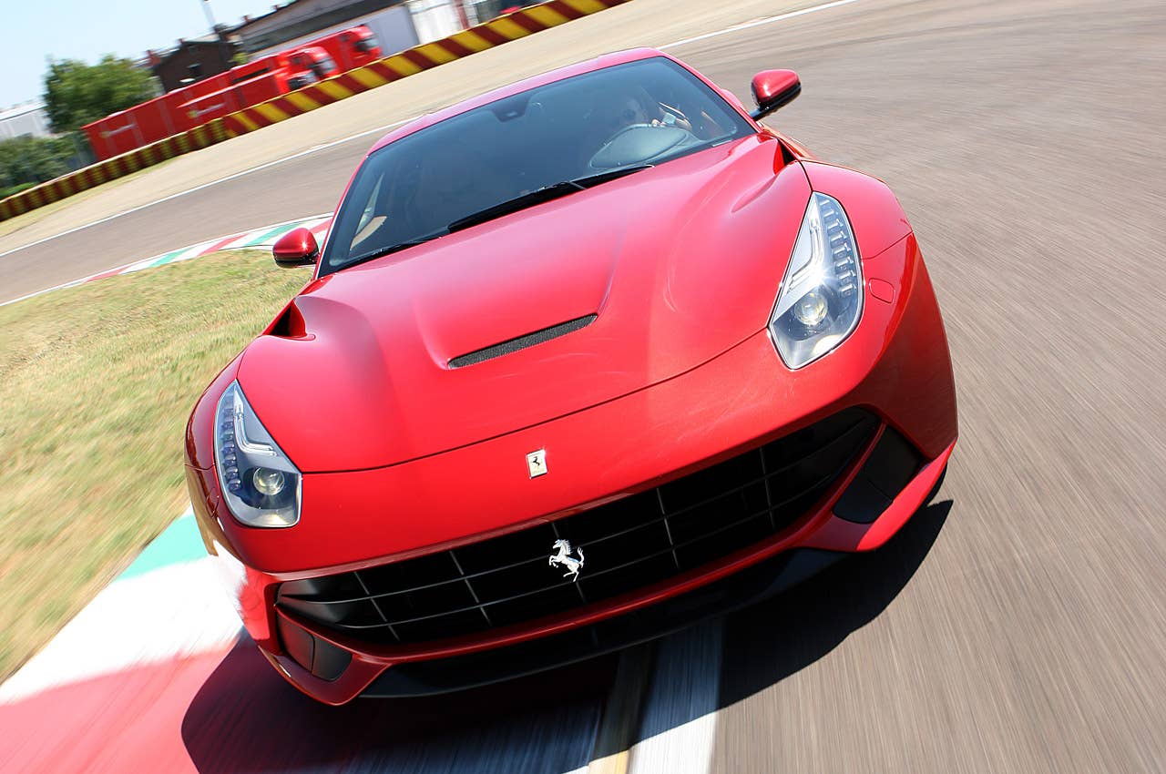 2013 Ferrari F12 Berlinetta driving