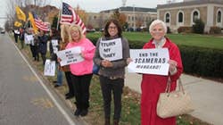 protest, long island