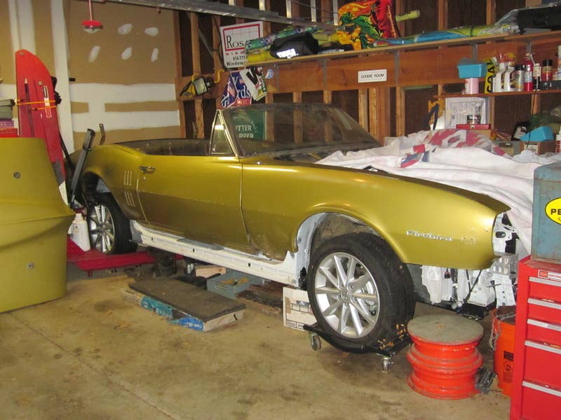 1967 Firebird Convertible to Prius v Hybrid Project
