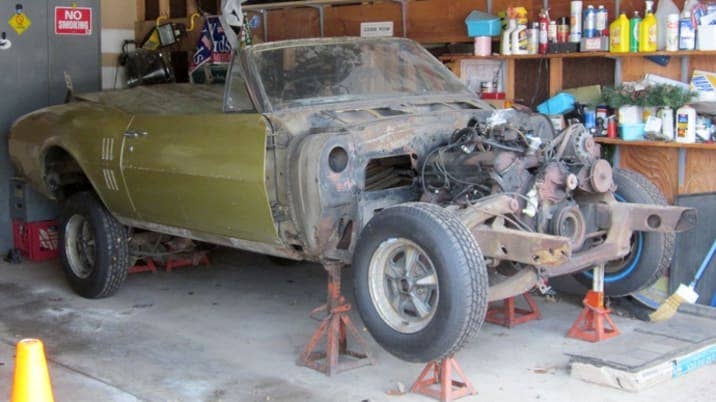1967 Firebird Prius conversion