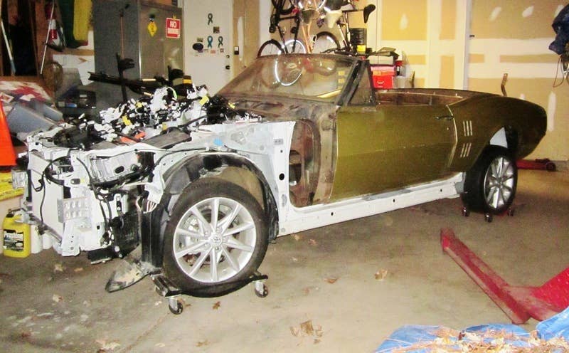 1967 Firebird Convertible to Prius v Hybrid Project