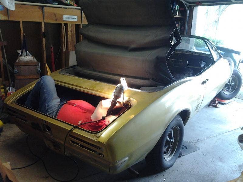1967 Firebird Convertible to Prius v Hybrid Project