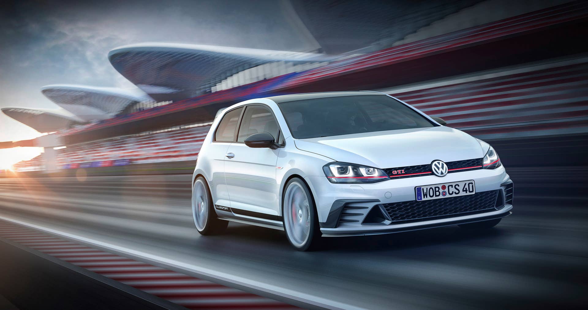 Volkswagen Golf GTI Clubsport Concept front 3/4