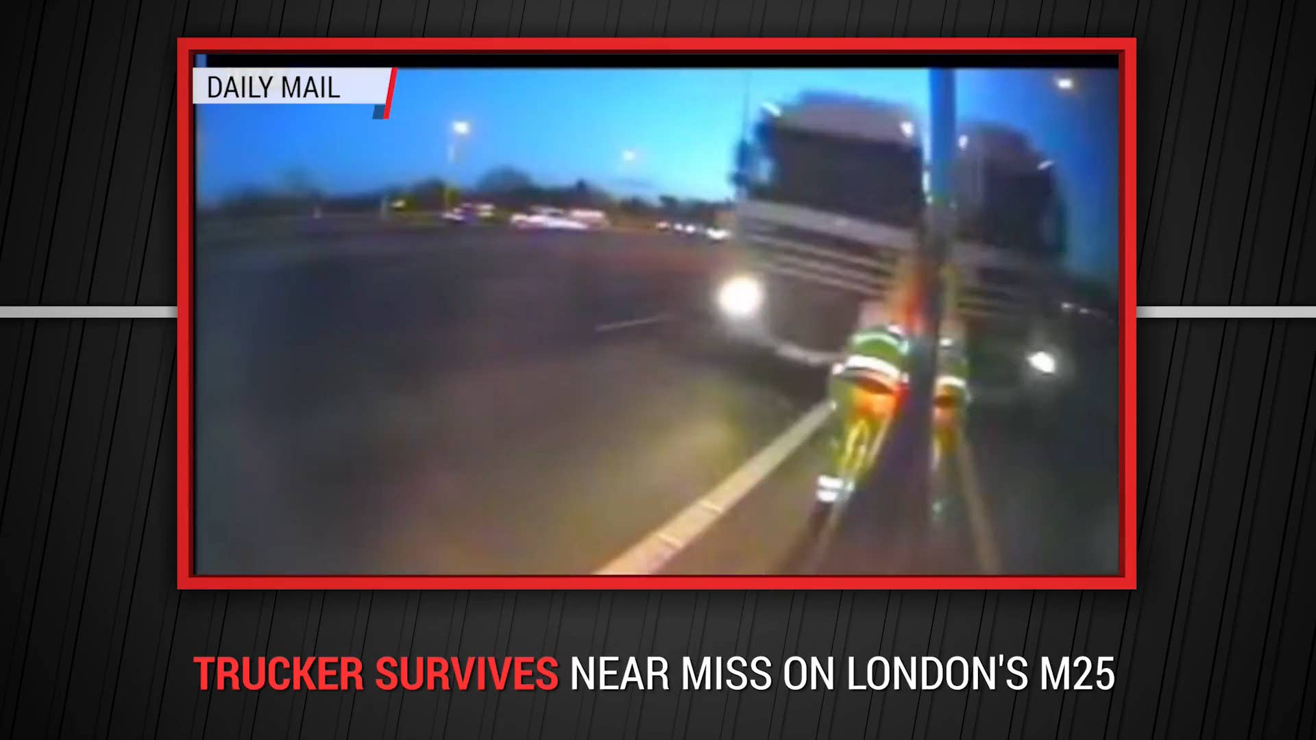 Trucker Escapes Death | Autoblog Minute