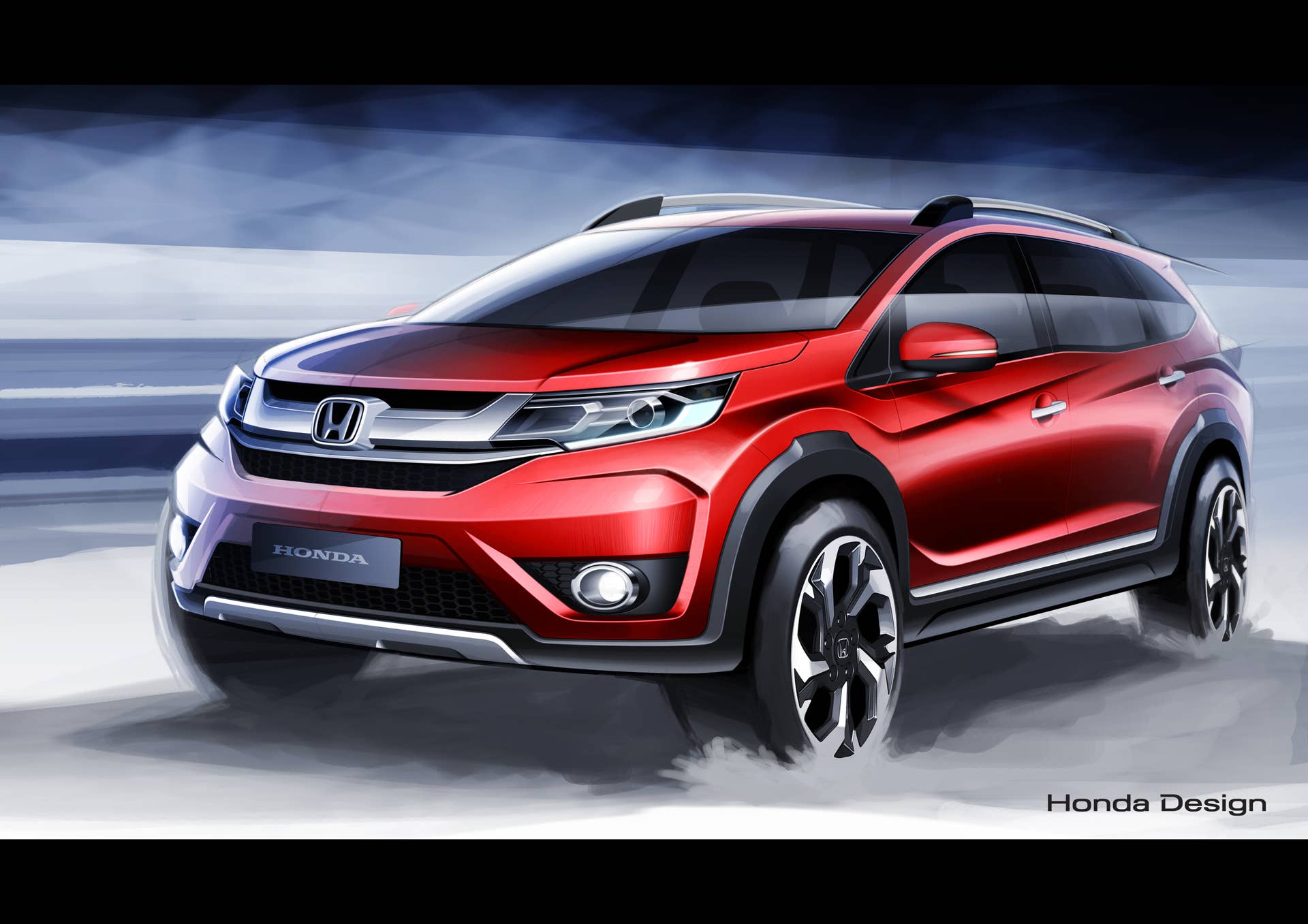 Honda BR-V concept rendering