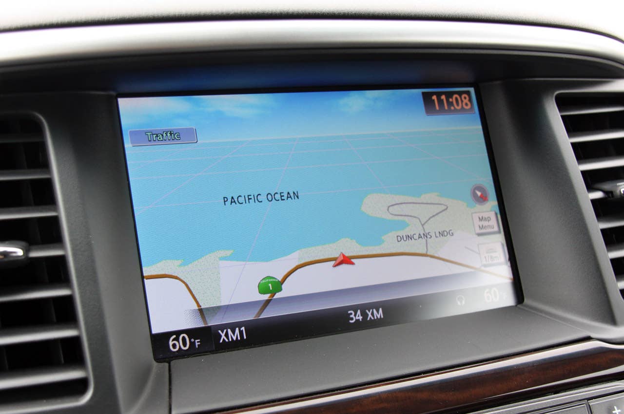 2013 Nissan Pathfinder navigation system