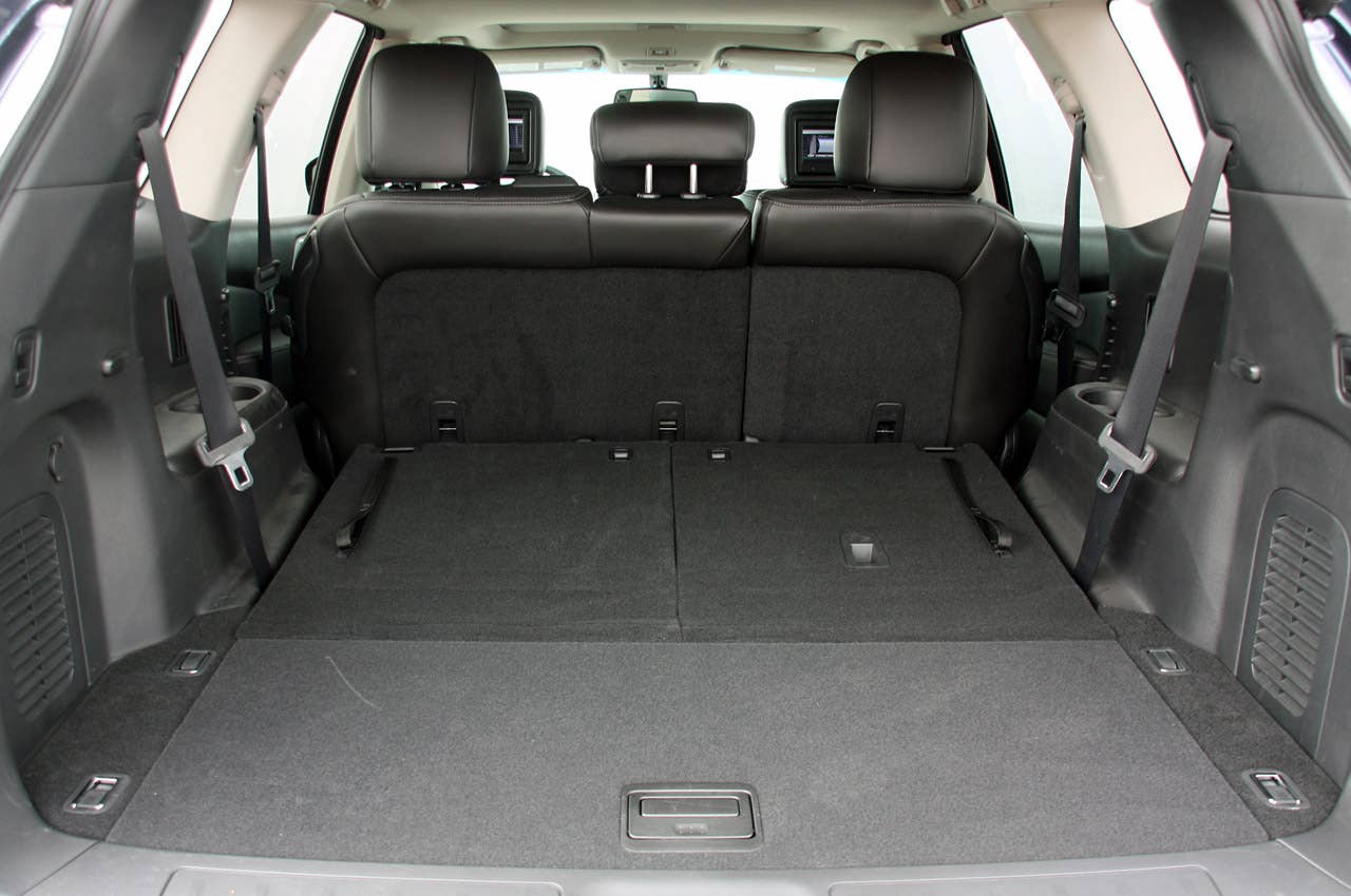2013 Nissan Pathfinder rear cargo area