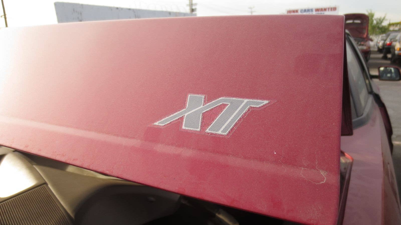 1990 Subaru XT in California wrecking yard