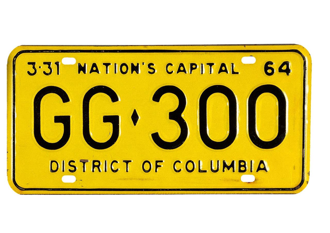 JFK limo license plate front