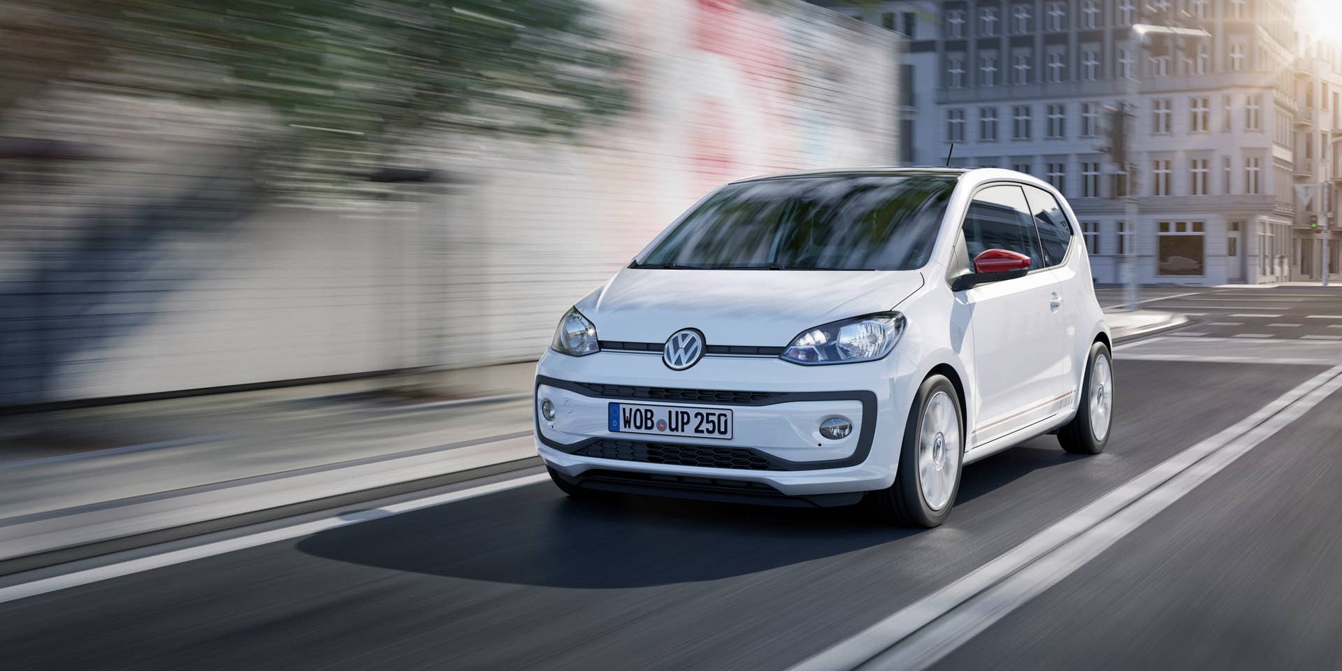 vw up three quarters front