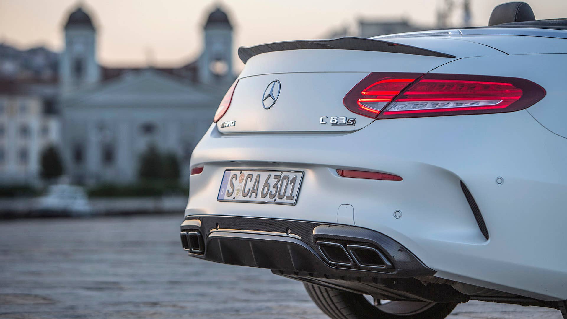 2017 Mercedes-AMG C63 S Cabriolet rear detail