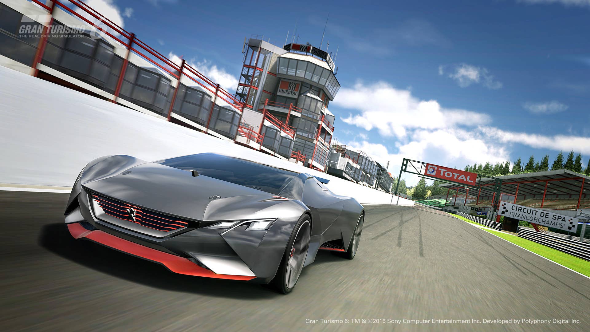 Peugeot Vision Gran Turismo at Spa Francorchamps