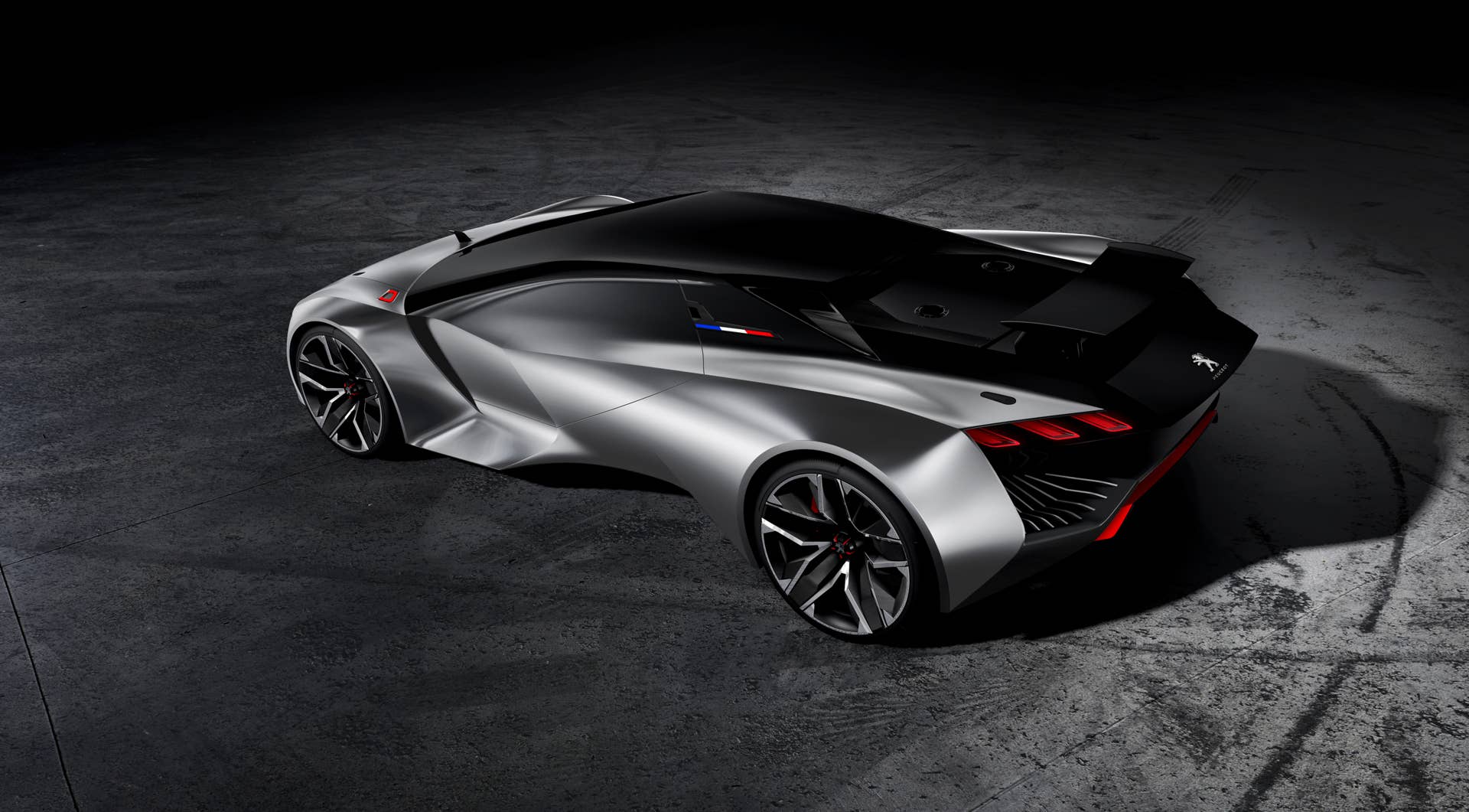 Peugeot Vision Gran Turismo above rear 3/4