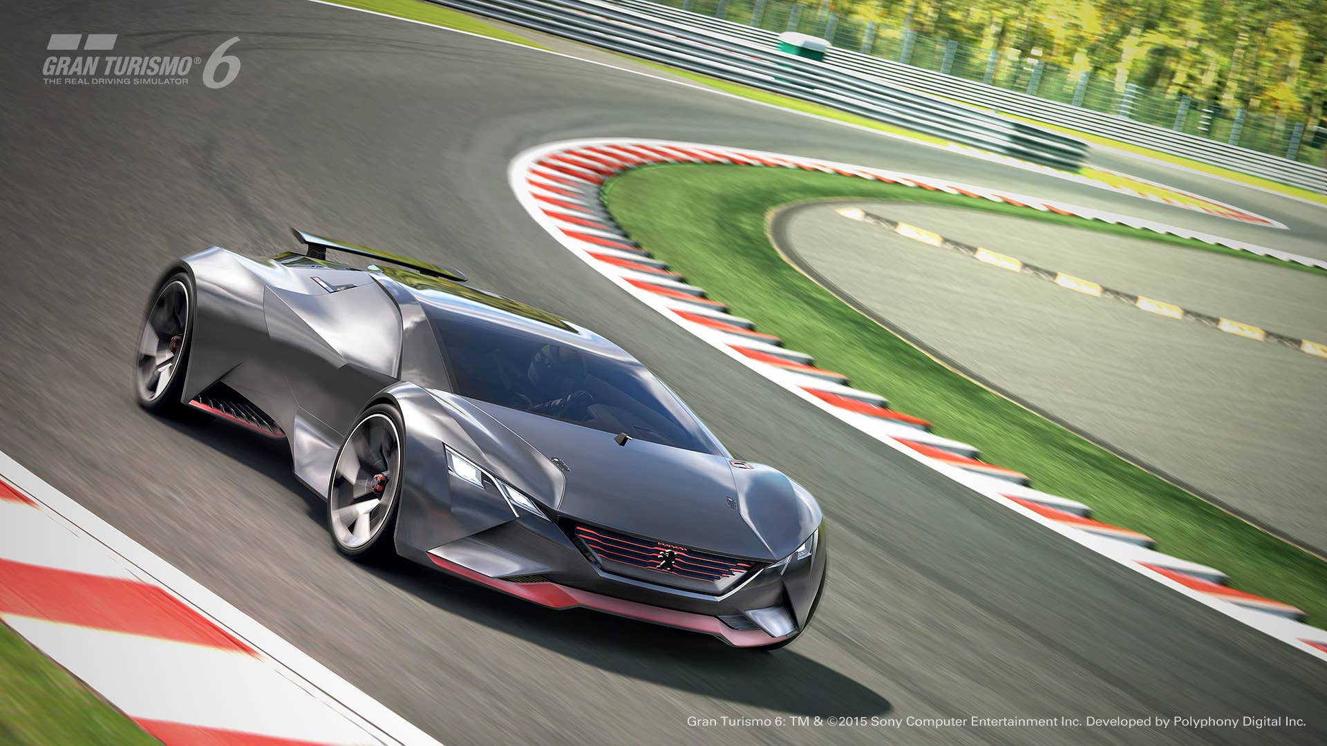 Peugeot Vision Gran Turismo track circuit