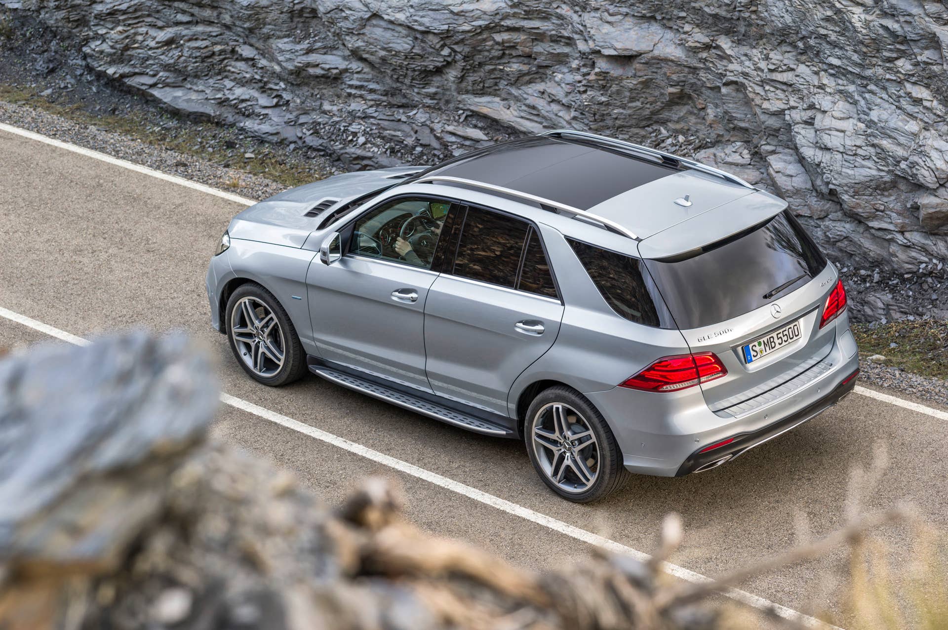 mercedes gle550e top view