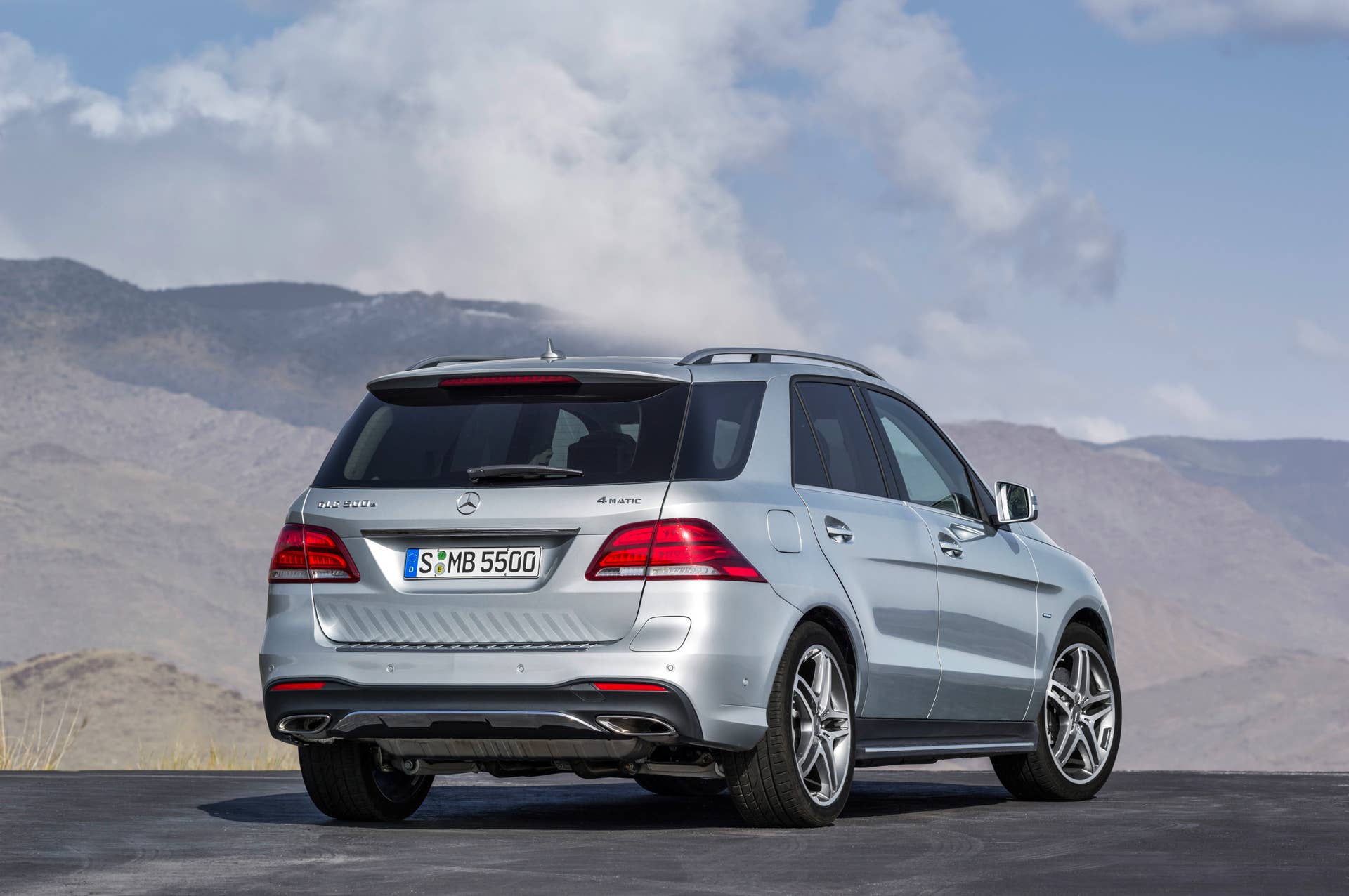mercedes gle550e rear