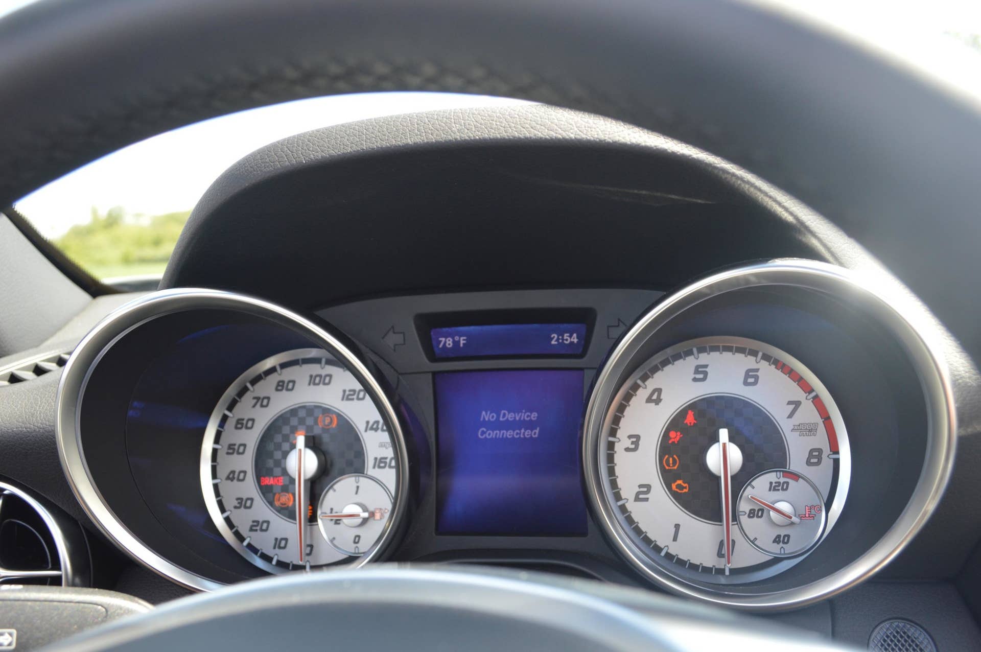 2015 mercedes-benz slk250 instruments
