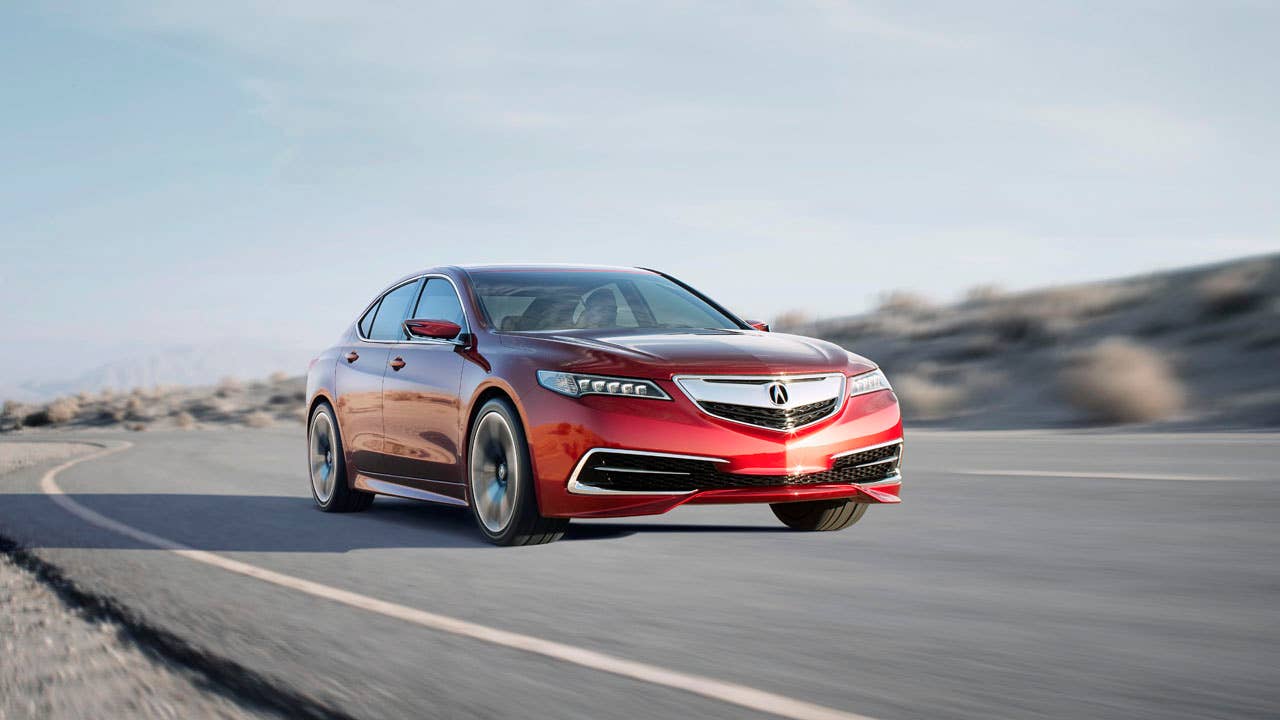 2015 Acura TLX Prototype at Honda Proving Center of California