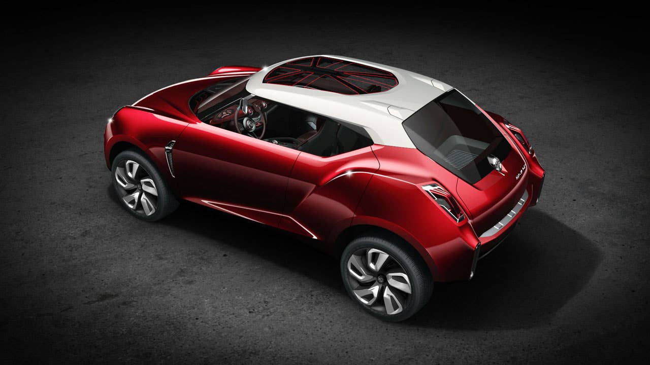 MG Icon Concept rear 3/4