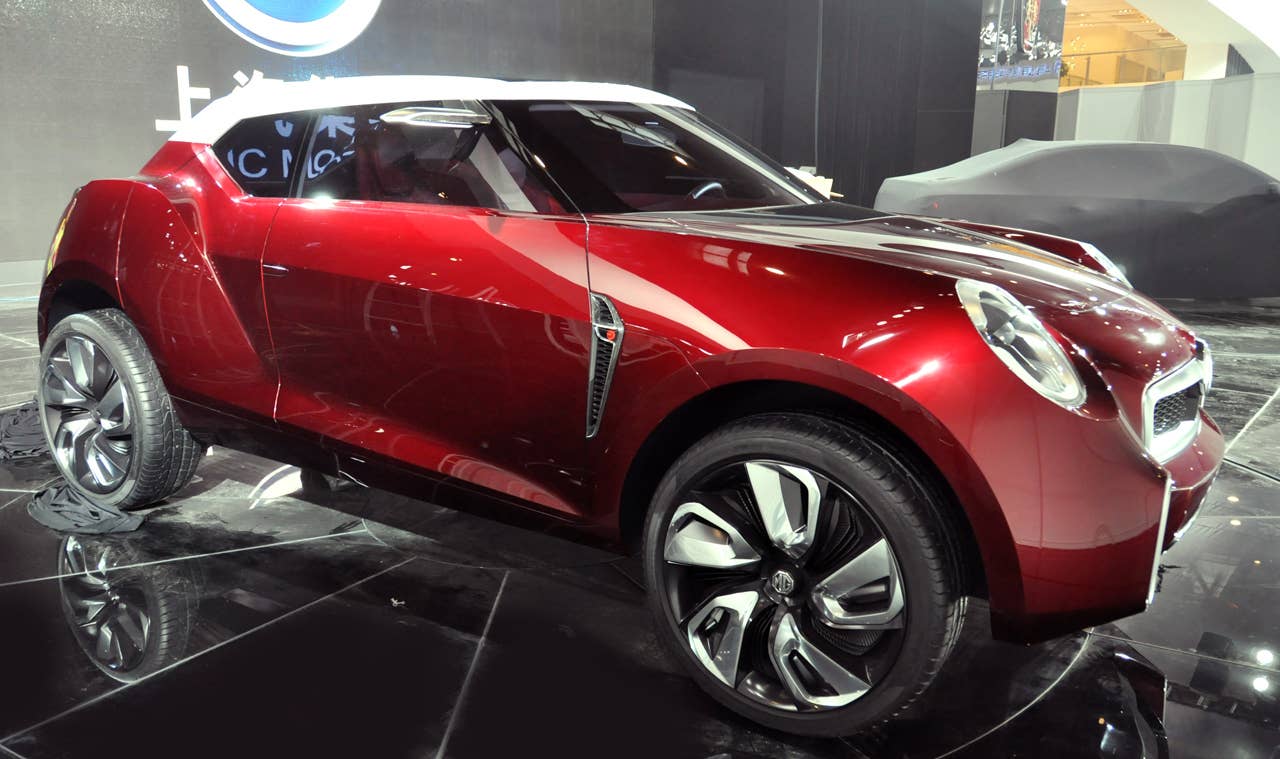 MG Icon Concept front 3/4