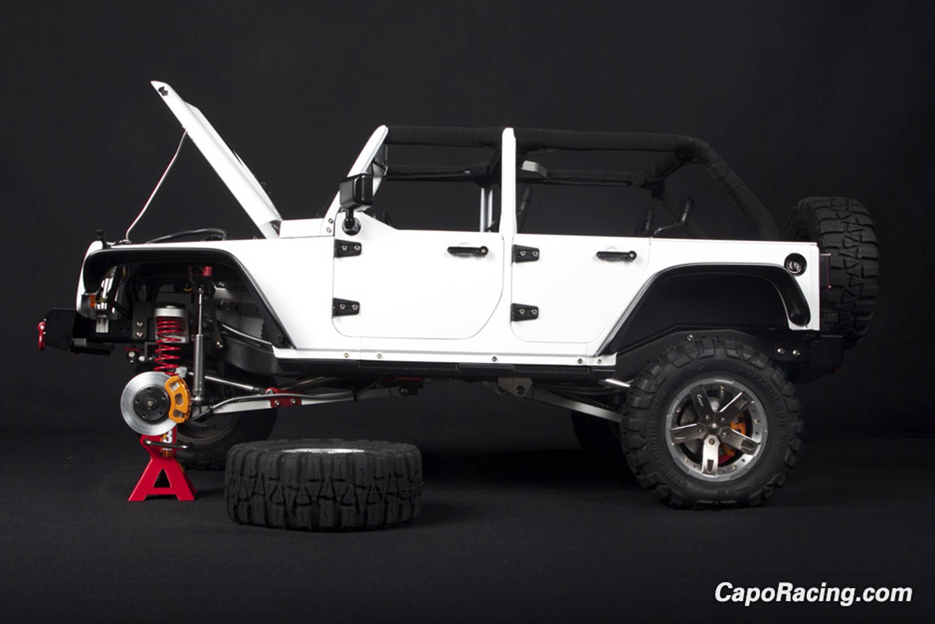 toy car wheel jeep wrangler suspension capo racing