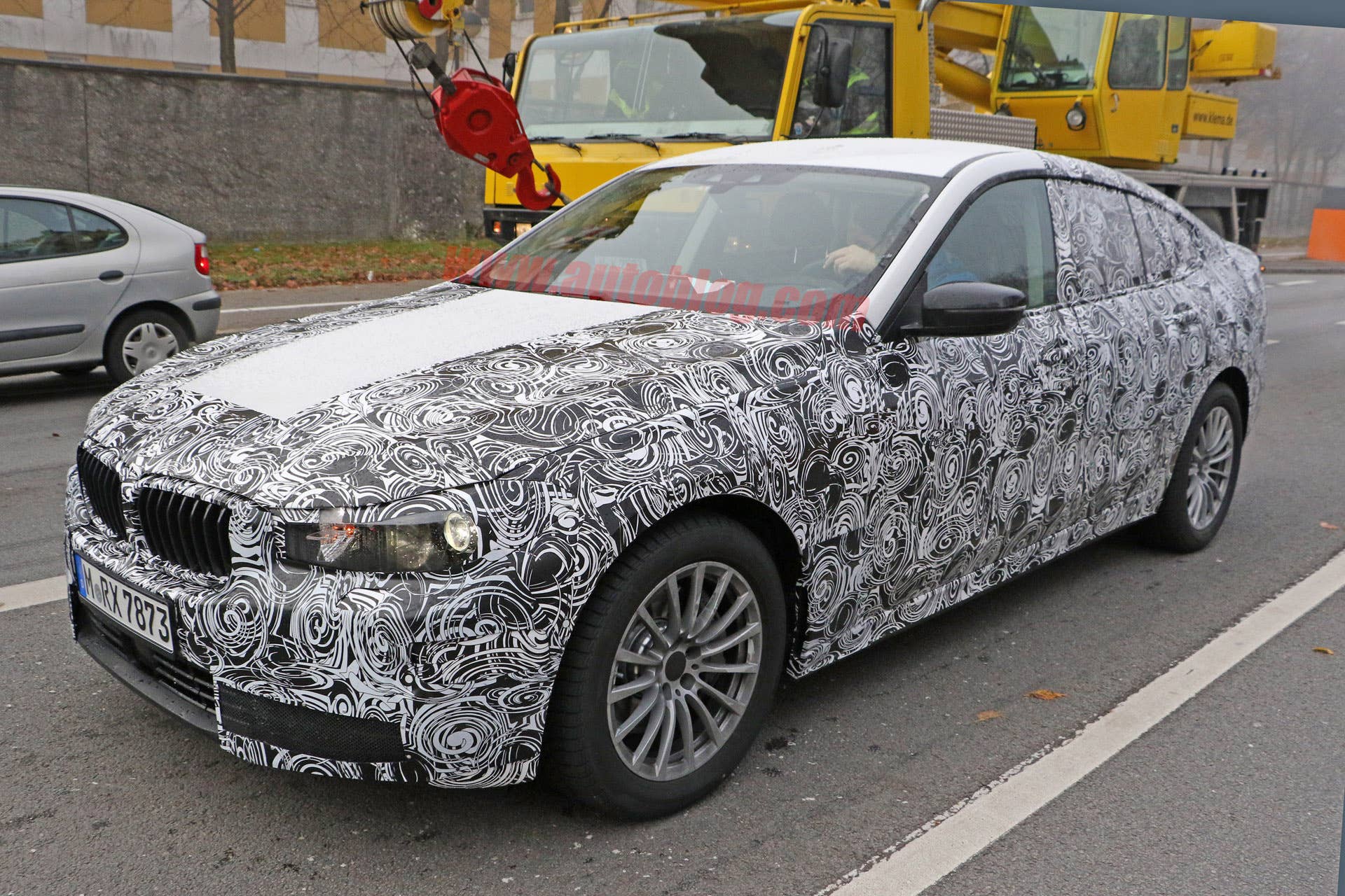 spied camo 5 series gt hatchback bmw