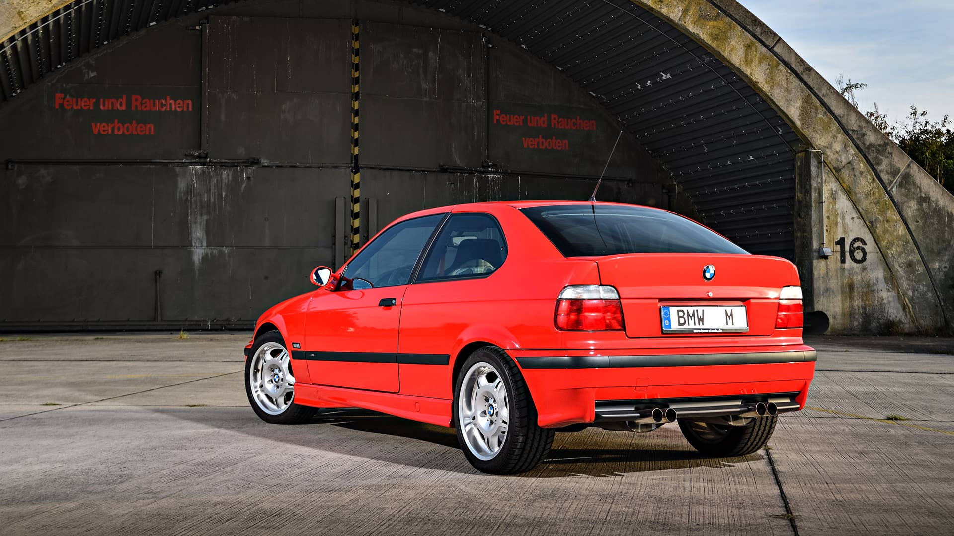 BMW M3 Prototype Compact Rear End Exterior