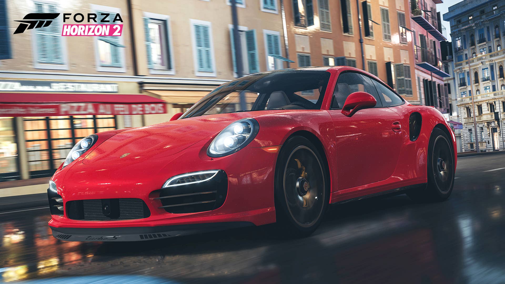 porsche cayman gts red forza horizon 2