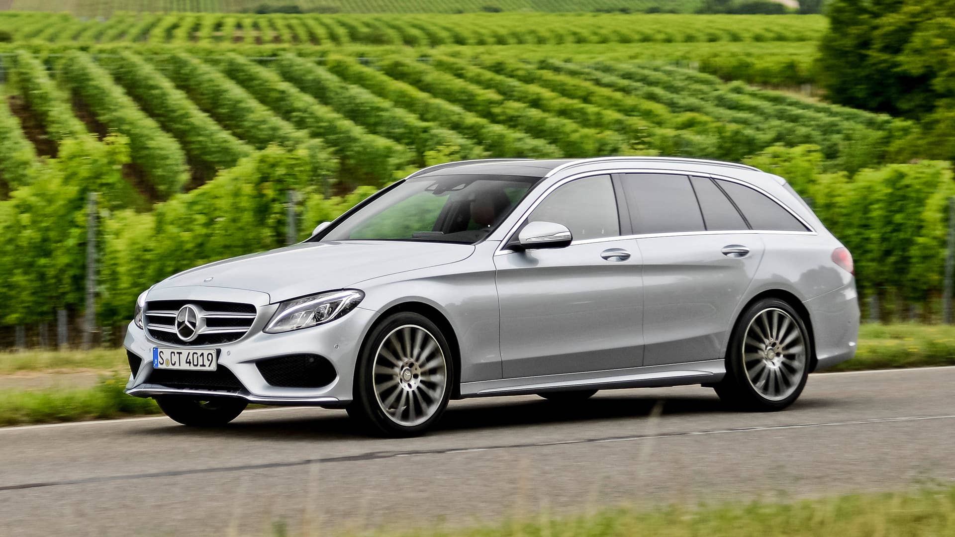 C 250 diamantsilber cranberryrot/schwarz AMG