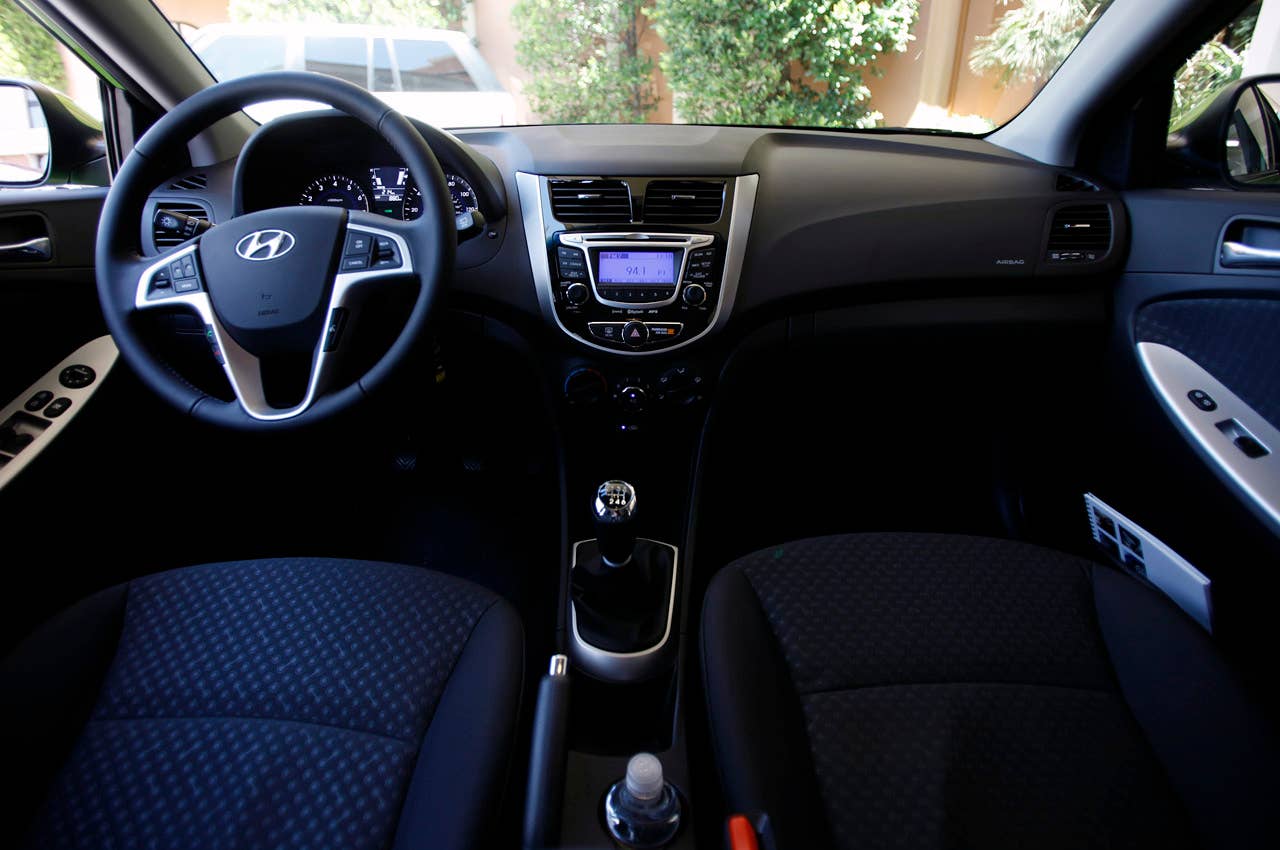2012 Hyundai Accent Five-Door interior