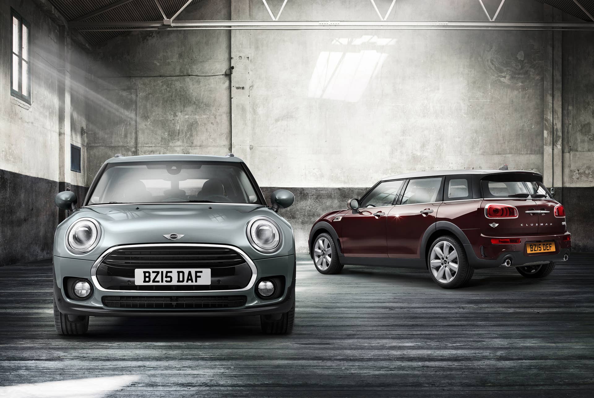 2016 Mini Clubman pair front rear