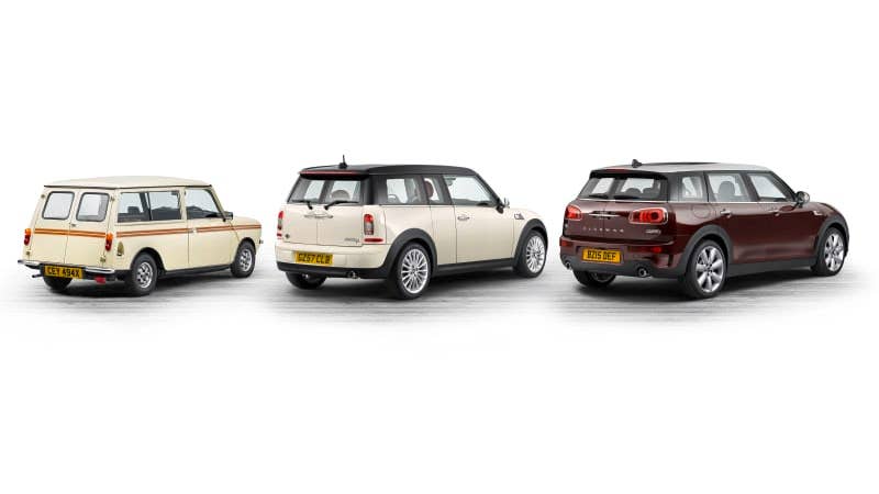 Mini Clubman through the years