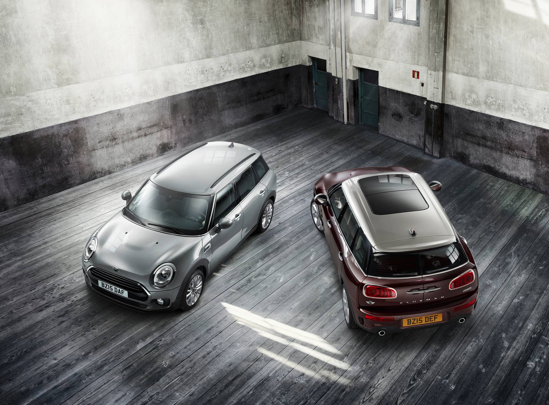 2016 Mini Clubman pair above