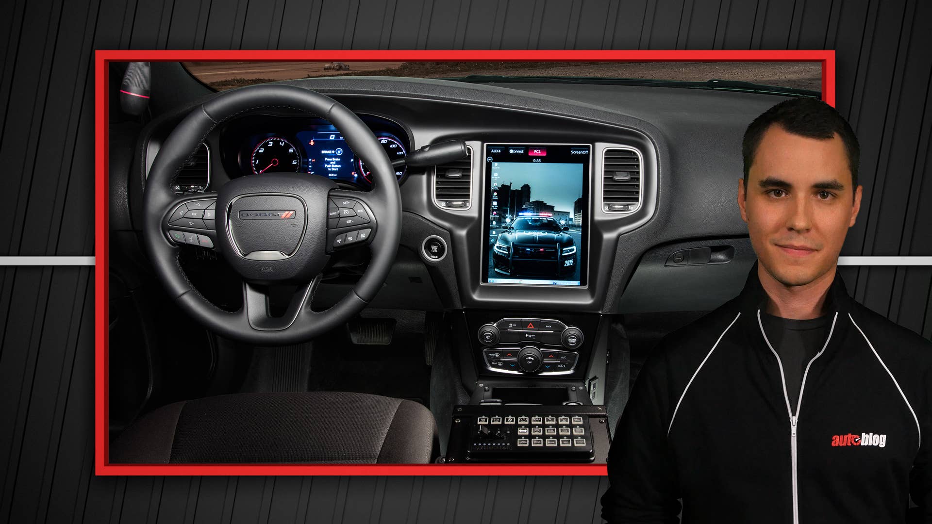 2016 Dodge Charger Pursuit Vehicle Gets Uconnect 12.1 | Autoblog Minute