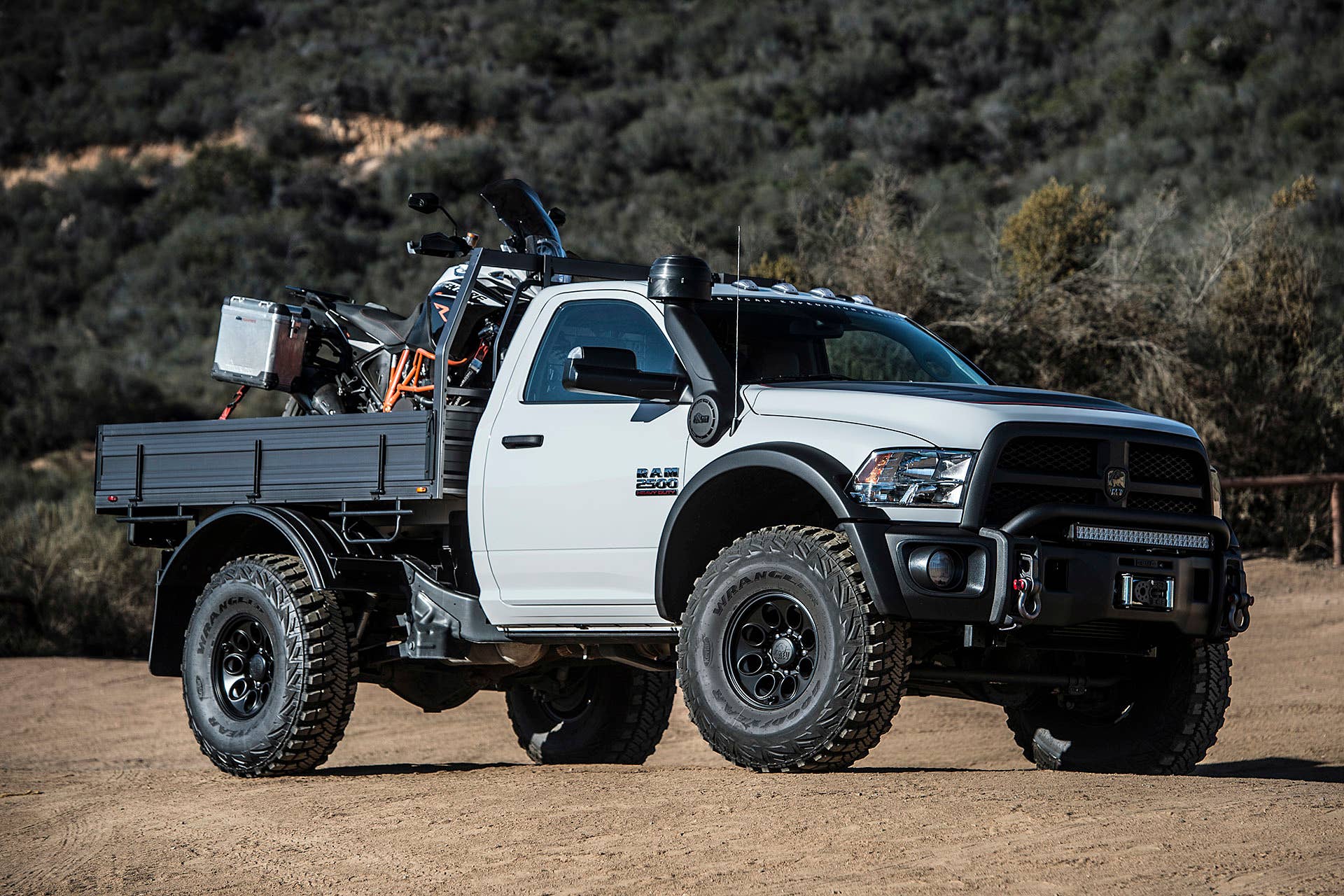 AEV Ram Prospector front 3/4 view