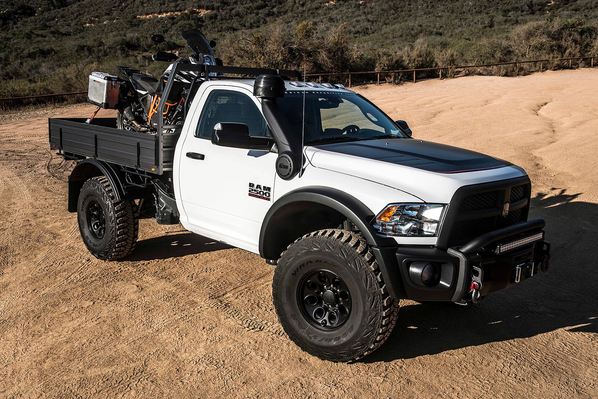 AEV Ram Prospector front 3/4 view