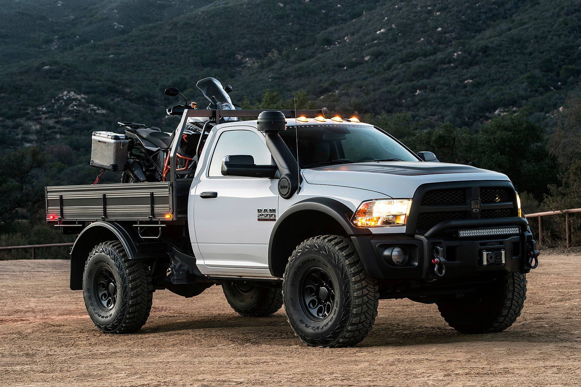 AEV Ram Prospector front 3/4 view