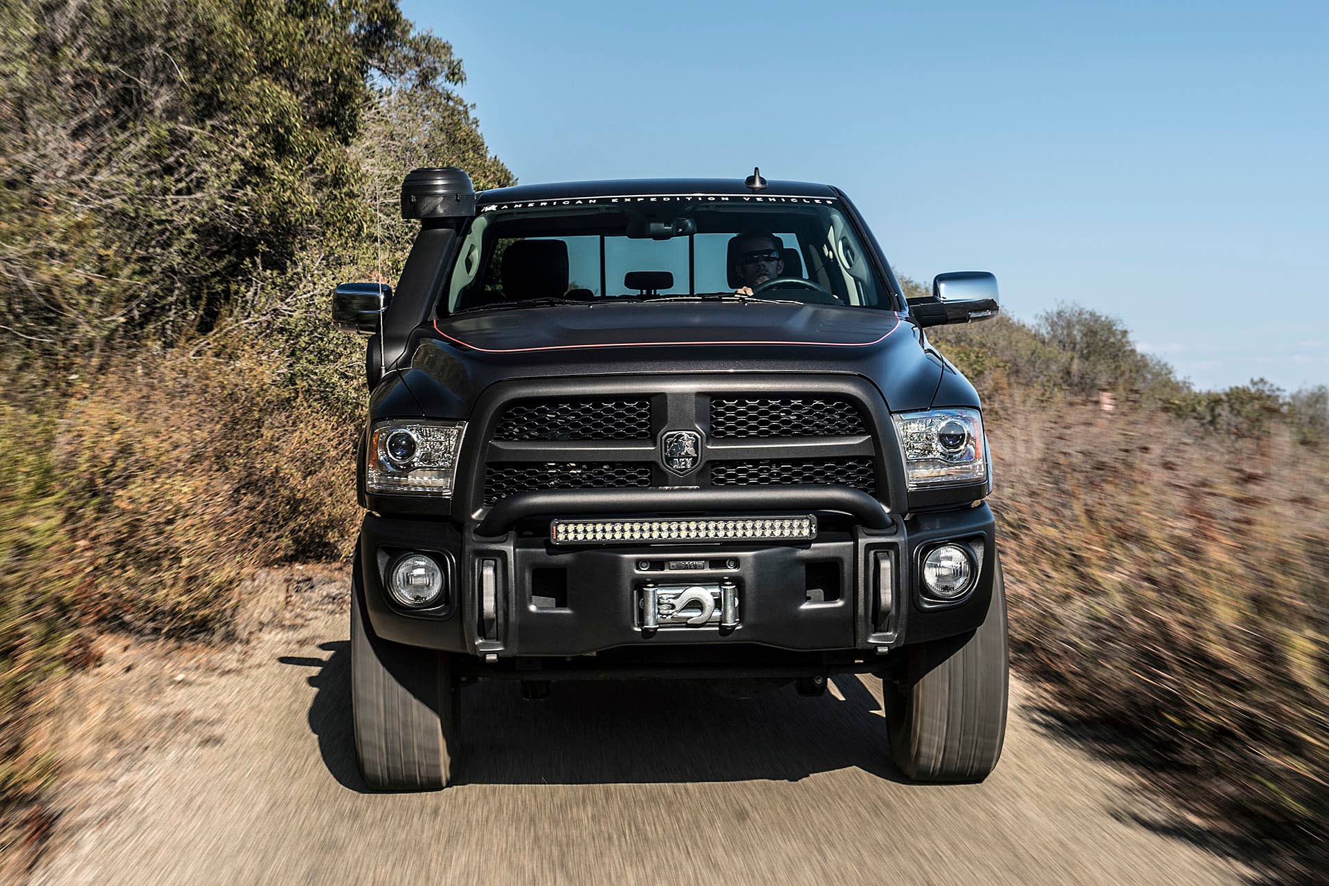 AEV Ram Prospector driving