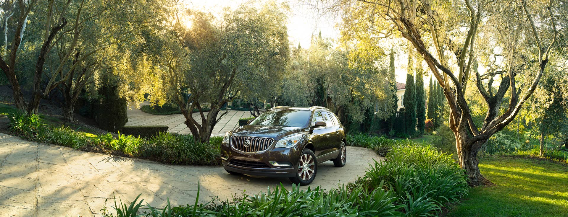2016 Buick Enclave Tuscan Edition, a distinctive expression of the popular crossover, highlighted by a bronze-tone grille and 20-inch chrome-clad wheels with bronze accents.