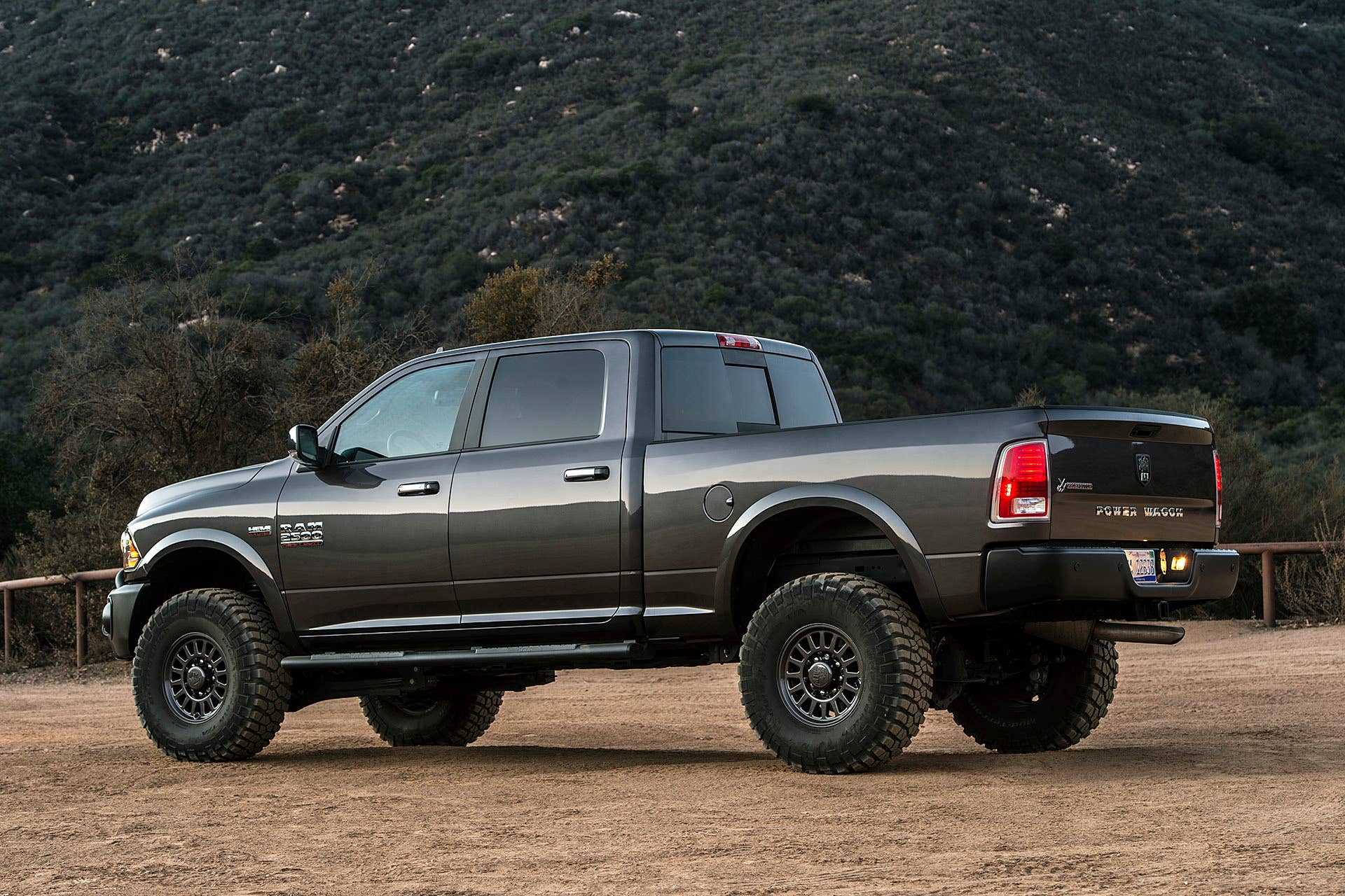 AEV Ram Prospector rear 3/4 view