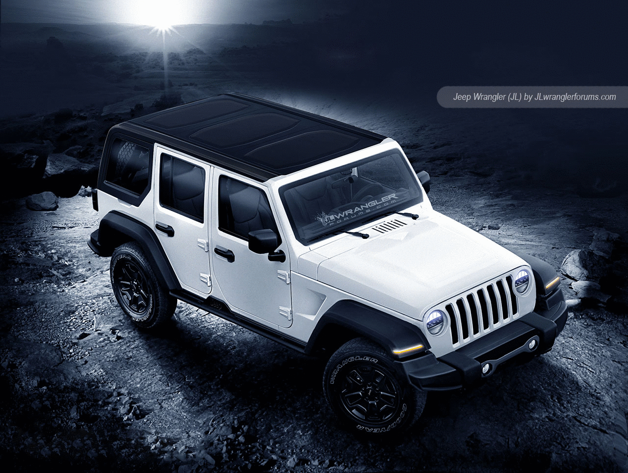 Rendering of 2018 Jeep Wrangler JL