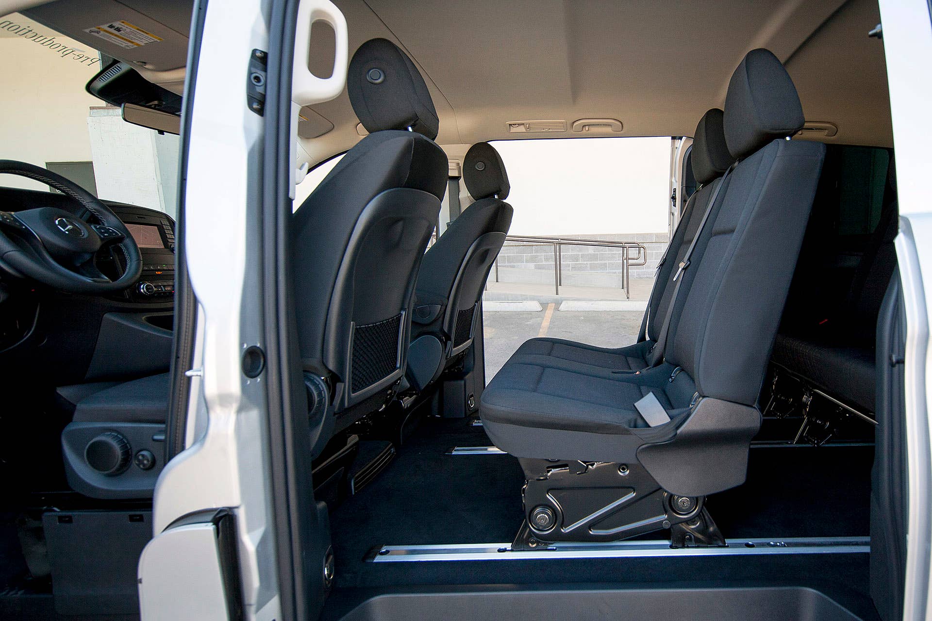 2016 Mercedes-Benz Metris rear seats
