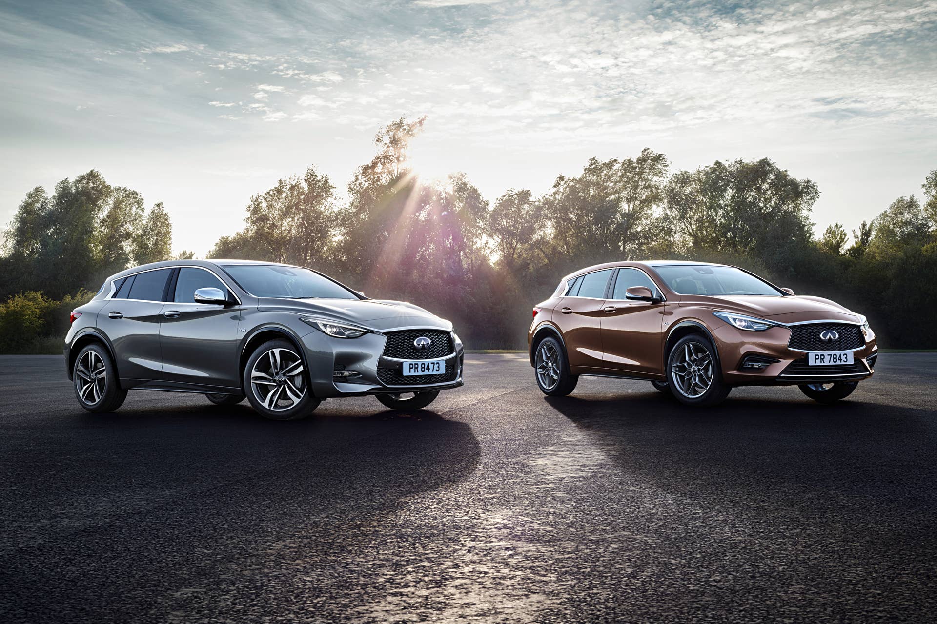 infiniti q30 2017 debut sunshine frankfurt