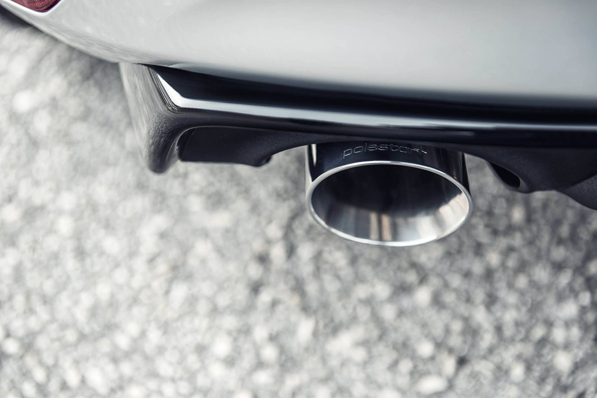 Polestar Performance Parts exhaust tip