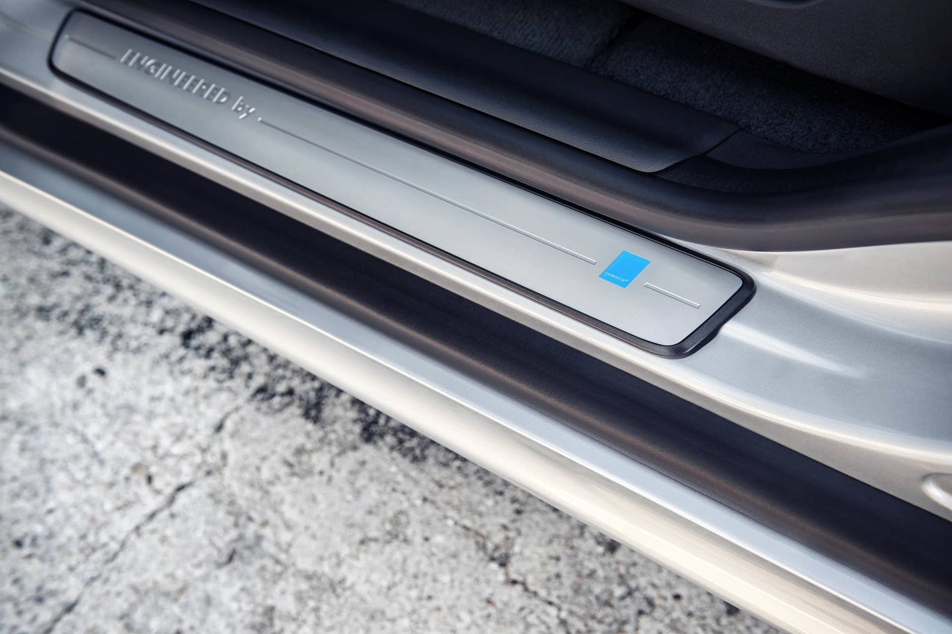 Polestar Performance Parts door sill plate